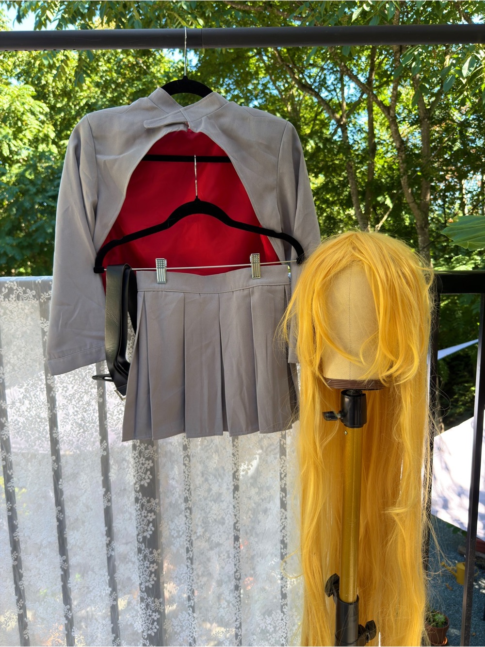 Bishamonten Noragami Cosplay Costume + Wig Full Set